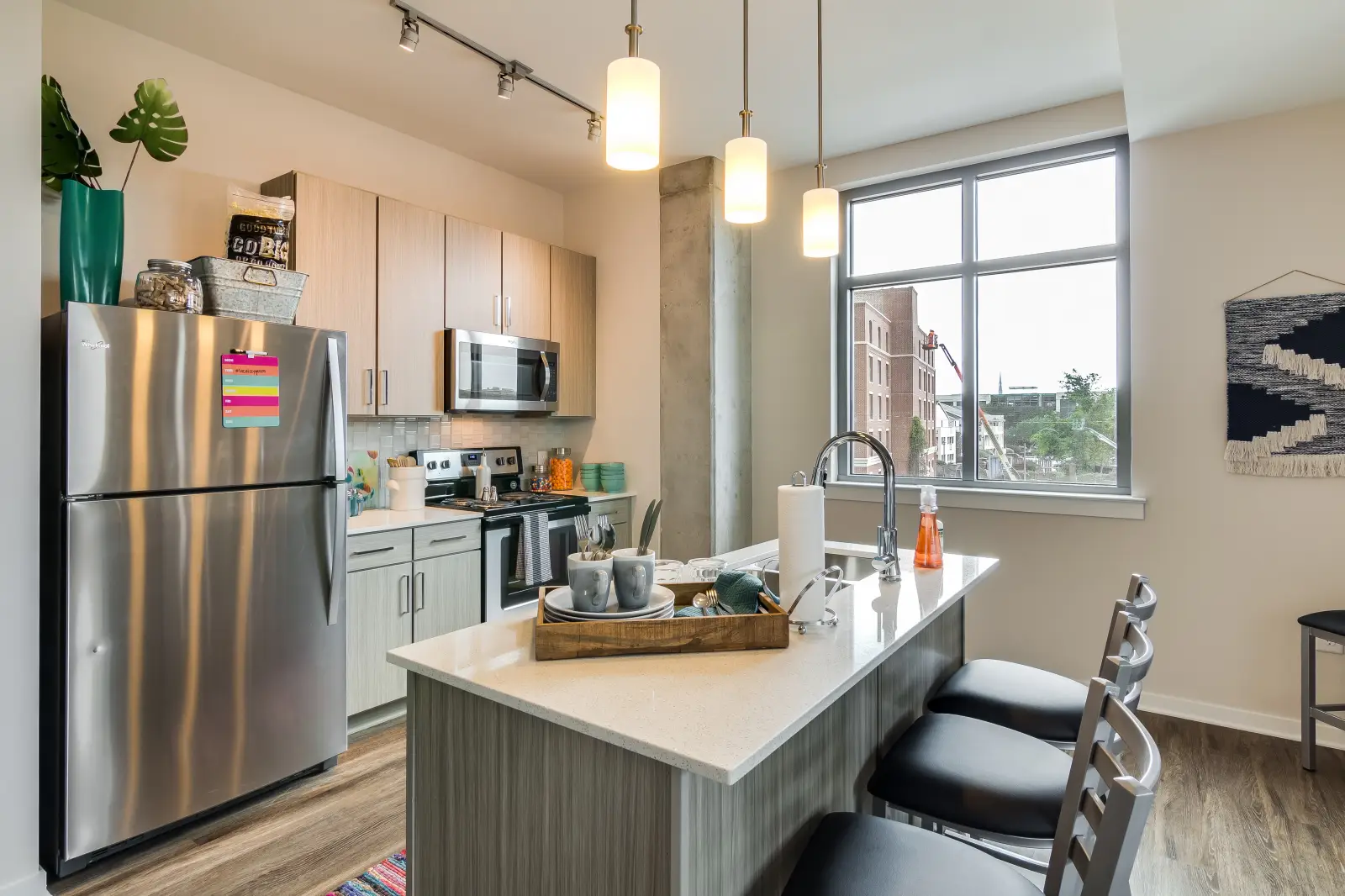 modern kitchen skygarden student apartments charleston